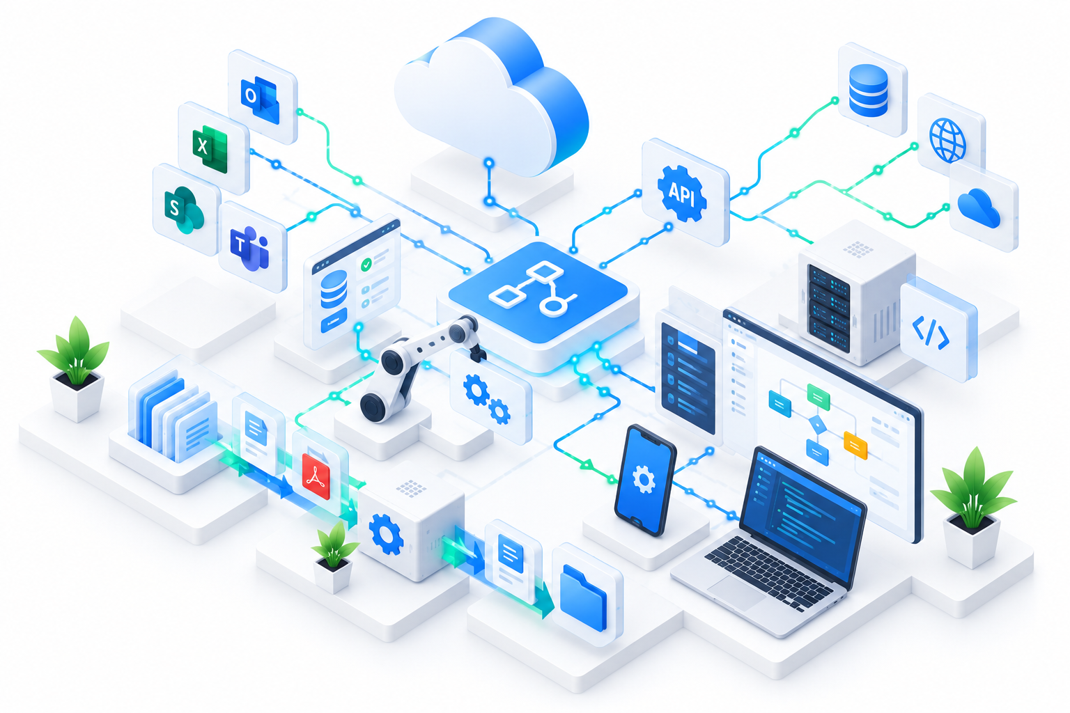 Sua empresa ainda depende de processos manuais? Descubra o potencial da automação e integração.
